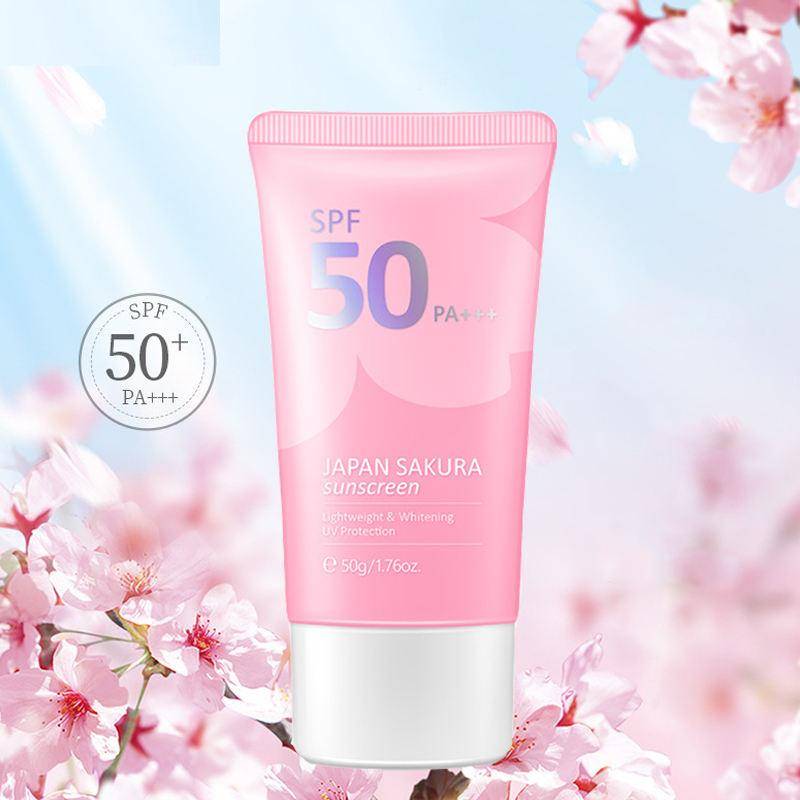 Facial Sunscreen Cream Spf50 Skin Care Products 